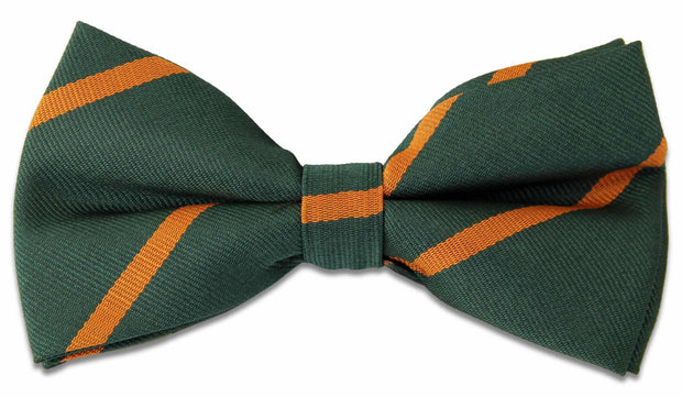 Devonshire and Dorset Regiment Pretied Polyester Bow Tie Bowtie, Polyester The Regimental Shop Green/Gold one size fits all 