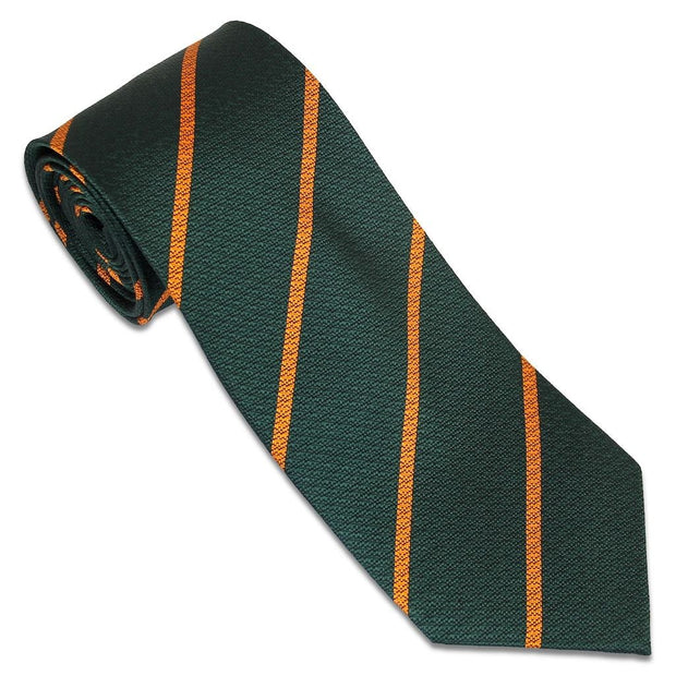 Devonshire and Dorset Regiment Tie (Silk Non Crease) Tie, Silk Non Crease The Regimental Shop Green/Gold one size fits all 