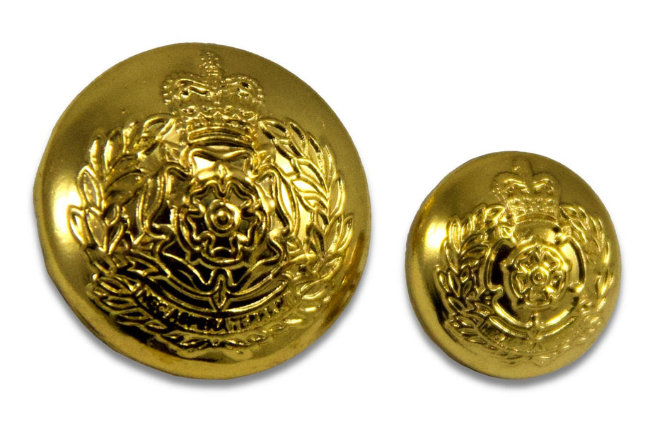 Regimental buttons top blazers