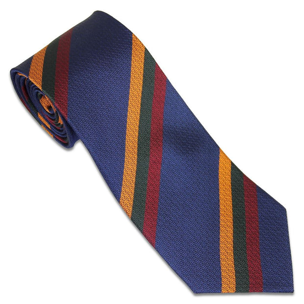 Duke of Lancaster's Regiment Tie - original design (Silk Non Crease) Tie, Silk Non Crease The Regimental Shop Blue/Maroon/Green/Yellow one size fits all 