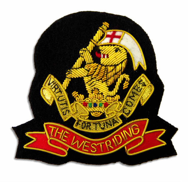 Duke of Wellington's Regiment Blazer Badge Blazer badge The Regimental Shop   