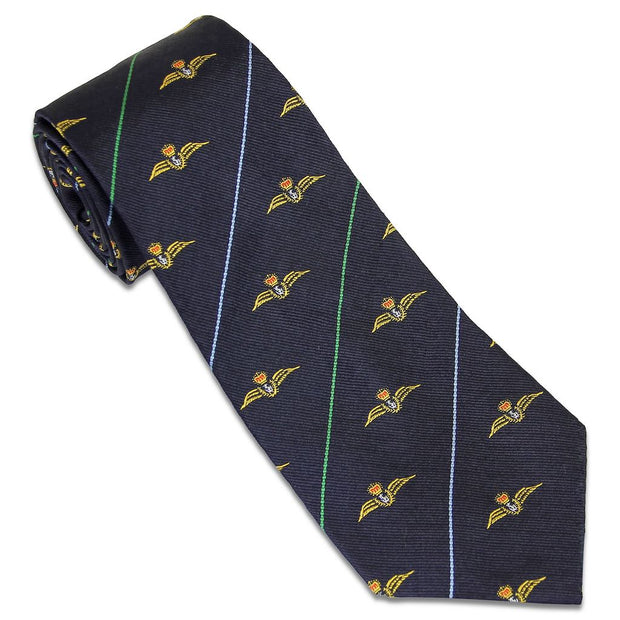 Fleet Air Arm Squadron Tie (Silk) Tie, Silk, Woven The Regimental Shop Blue/Gold/Green  