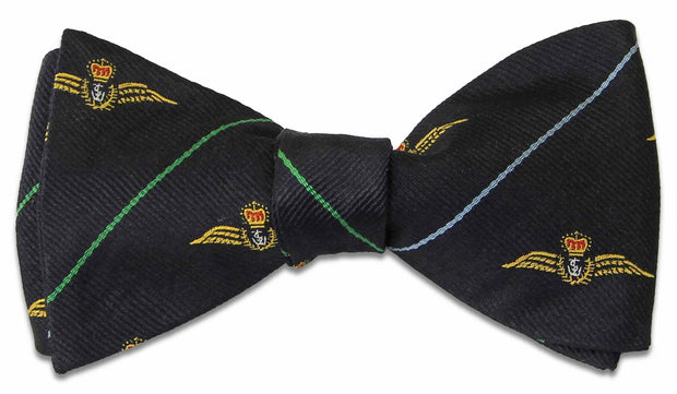 FAA Squadron Silk (Self Tie) Bow Tie Bowtie, Silk The Regimental Shop Blue/Green/Yellow one size fits all 