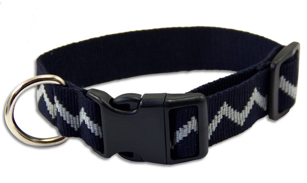 Fleet Air Arm (FAA) Wide Dog Collar Dog Collar - Wide The Regimental Shop Small: 30cm - 43cm Light Blue/Dark Blue 