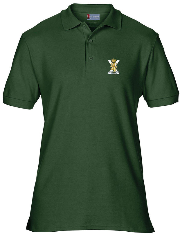 Royal Regiment of Scotland Polo Shirt Clothing - Polo Shirt The Regimental Shop 36" (S) Bottle Green 