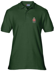 Princess of Wales's Royal Regiment Polo Shirt Clothing - Polo Shirt The Regimental Shop 36" (S) Bottle Green 