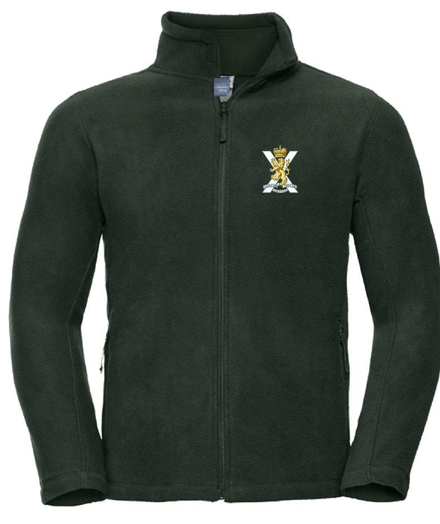 Royal Regiment of Scotland Premium Outdoor Fleece Clothing - Fleece The Regimental Shop 33/35" (XS) Bottle Green 