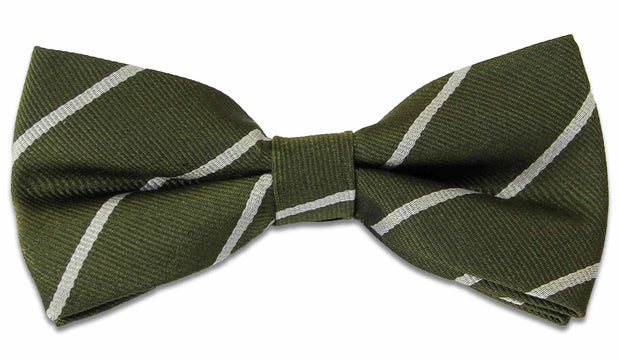 Green Howards  Silk (Pretied) Bow Tie Bowtie, Silk The Regimental Shop Green/Silver one size fits all 