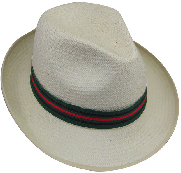 Gurkha Brigade Panama Hat Panama Hat The Regimental Shop 6 3/4" (55) red/green/black 