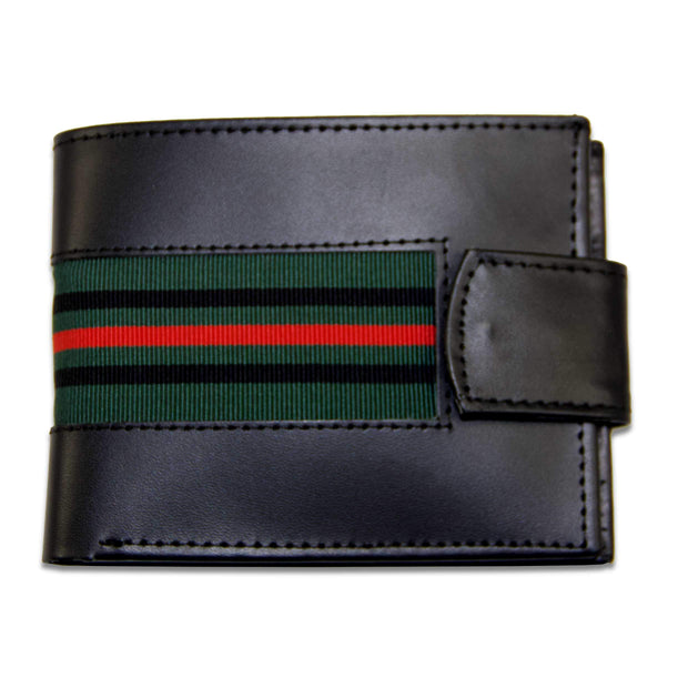 Gurkha Brigade Leather Wallet Wallet The Regimental Shop Black/Green/Red one size fits all 