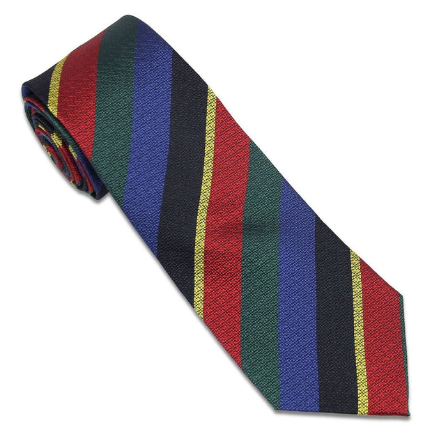 Honourable Artillery Company (HAC) Warrant Officer's Tie (Silk Non Crease) Tie, Silk Non Crease The Regimental Shop Red/Green/Yellow/Black one size fits all 