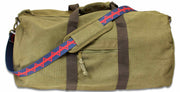 Honourable Artillery Company (HAC) Canvas Holdall Bag Holdall Bag The Regimental Shop Vintage Military Green  
