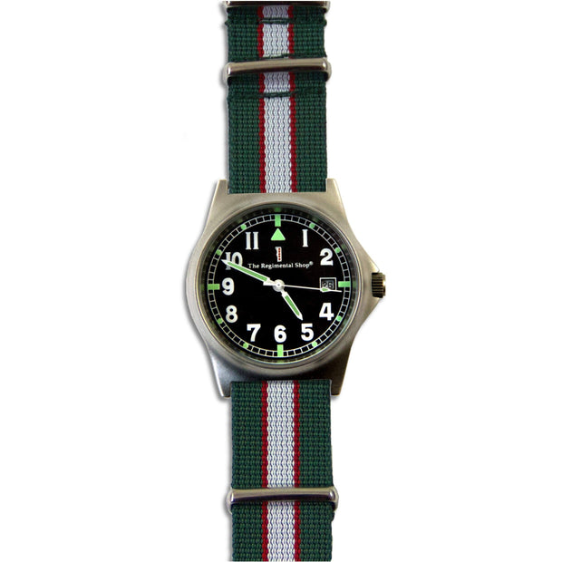 Intelligence Corps G10 Military Watch G10 Watch The Regimental Shop green/silver/red one size fits all 