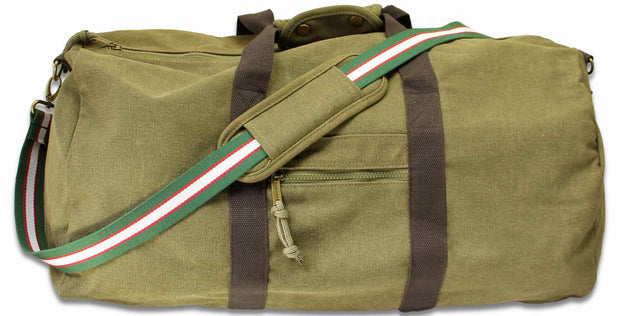 Intelligence Corps Canvas Holdall Bag Holdall Bag The Regimental Shop Vintage Military Green  