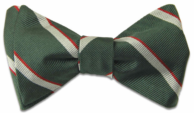 Intelligence Corps Silk (Self Tie) Bow Tie Bowtie, Silk The Regimental Shop Green/Silver/Red one size fits all 