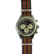 James Bond Military Chronograph Watch Chronograph The Regimental Shop Black/Green/Red one size fits all 