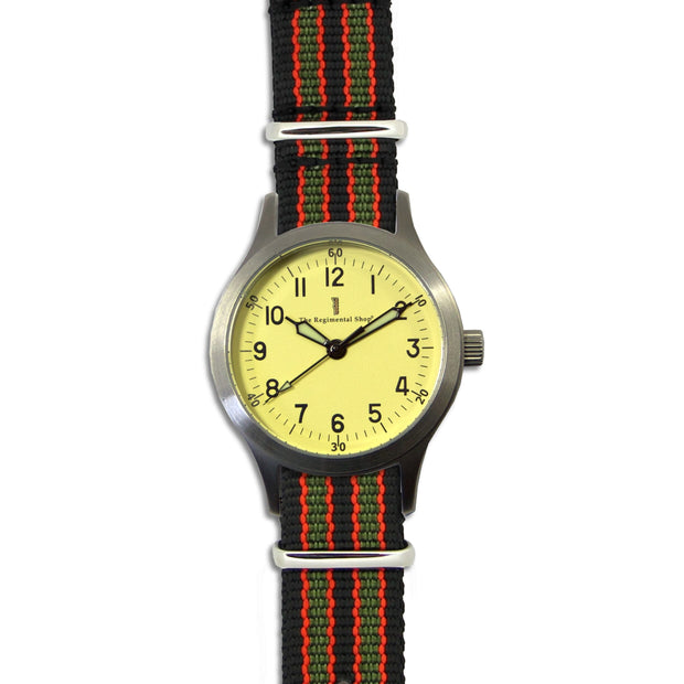James Bond style "Decade" Military Watch Decade Watch The Regimental Shop Black/Green/Red one size fits all 