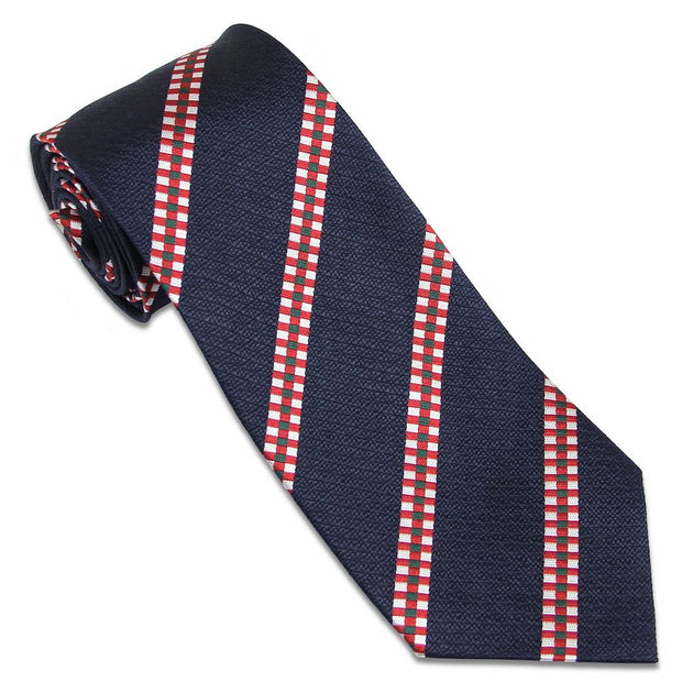 King's Own Scottish Borderers Tie (Silk Non Crease) Tie, Silk Non Crease The Regimental Shop Dark Blue/Red/Green/White one size fits all 