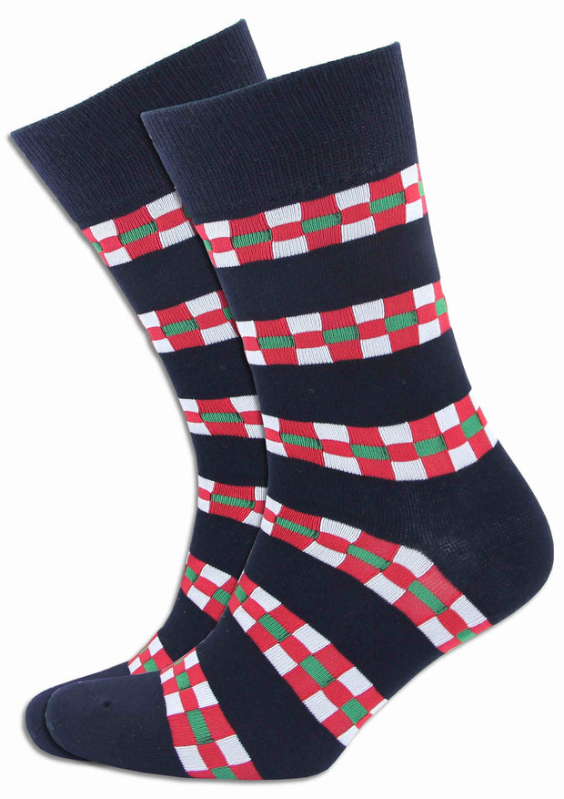 King's Own Scottish Borderers (KOSB) Socks Socks The Regimental Shop Blue/Red/White/Green One Size Fits All 