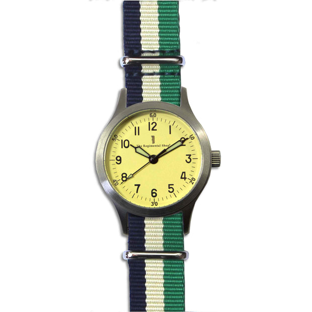 King's Own Yorkshire Light Infantry (KOYLI) "Decade" Military Watch Decade Watch The Regimental Shop Navy Blue/Buff/Green one size fits all 