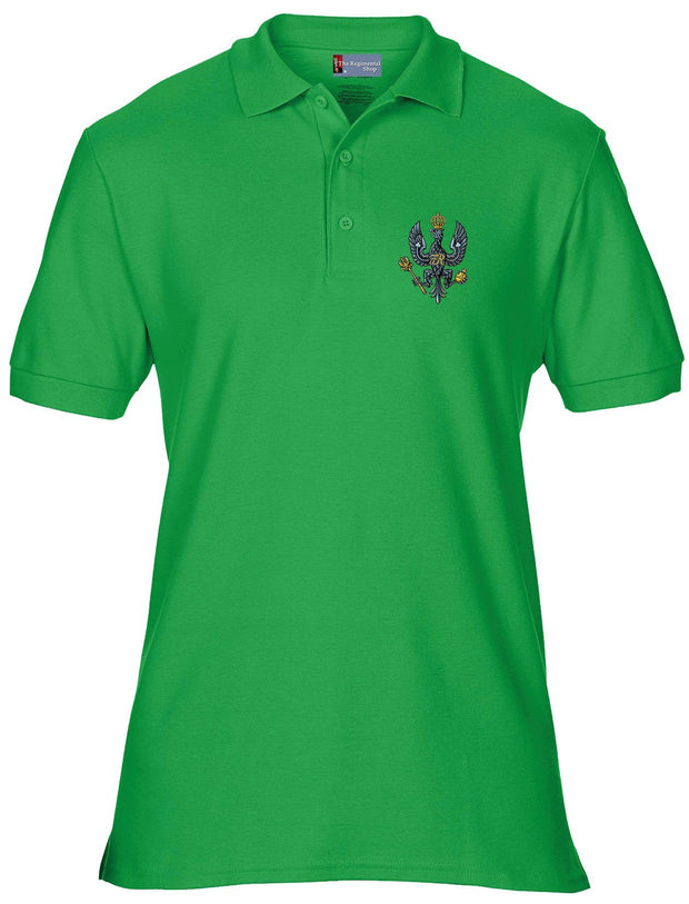 King's Royal Hussars (KRH) Regimental Polo Shirt Clothing - Polo Shirt The Regimental Shop 42" (L) Kelly Green 