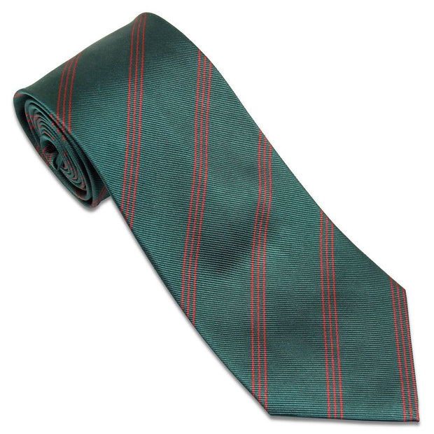 King's Royal Rifle Corps Tie (Silk) Tie, Silk, Woven The Regimental Shop Green/Red one size fits all 