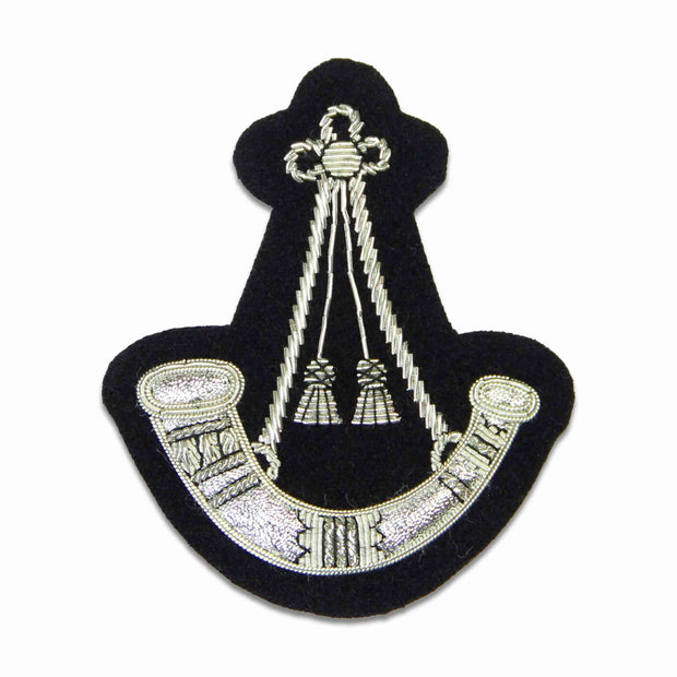 Light Infantry Blazer Badge Blazer badge The Regimental Shop Black/Silver One size fits all 