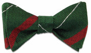 Light Infantry Silk Non Crease Self Tie Bow Tie Bowtie, Silk The Regimental Shop Green/Red/White one size fits all 
