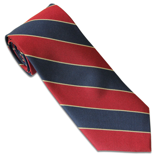 Lothians and Border Horse Tie (Silk) Tie, Silk, Woven The Regimental Shop Maroon/Blue/Gold one Size 