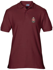 Princess of Wales's Royal Regiment Polo Shirt Clothing - Polo Shirt The Regimental Shop 42" (L) Maroon 