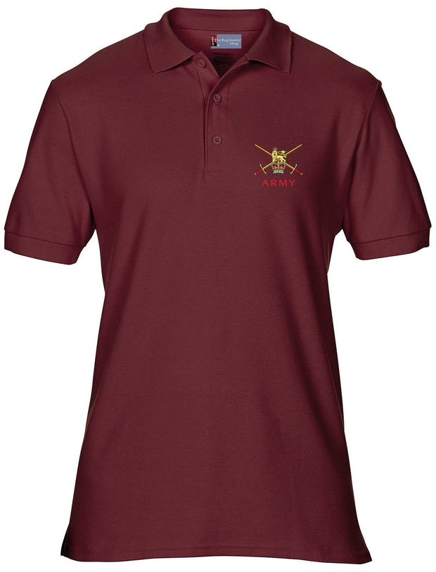 Regular Army Polo Shirt Clothing - Polo Shirt The Regimental Shop 42" (L) Maroon 