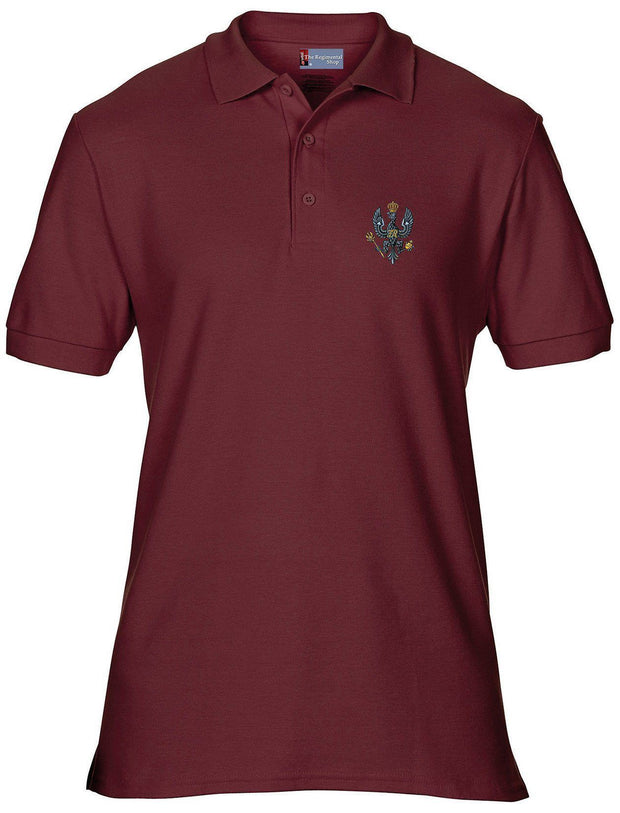 King's Royal Hussars (KRH) Regimental Polo Shirt Clothing - Polo Shirt The Regimental Shop 38/40" (M) Maroon 