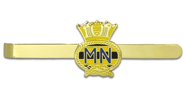 Merchant Navy Tie Clip/Slide Tie Clip, Metal The Regimental Shop Gold/Yellow/Black/Blue one size fits all 