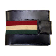 Mercian Regiment Leather Wallet Wallet The Regimental Shop Black/Green/Gold/Red one size fits all 