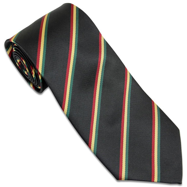 Mercian Regiment (Town) Tie (Polyester) Tie, Polyester The Regimental Shop Black/Green/Red/Gold one size fits all 