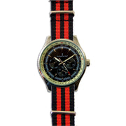 NATO Military Multi Dial Watch (red) Multi Dial The Regimental Shop   