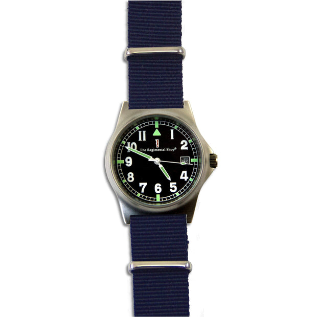 G10 Military Watch with Blue Watch Strap G10 Watch The Regimental Shop   
