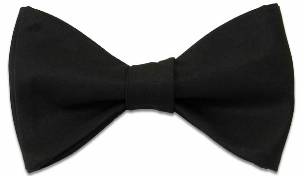 Officers' Black Barathea Silk (Self Tie) Bow Tie Bowtie, Silk The Regimental Shop Black one size fits all 