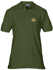 Royal Navy Polo Shirt (Cap Badge) Clothing - Polo Shirt The Regimental Shop 36" (S) Olive Green 