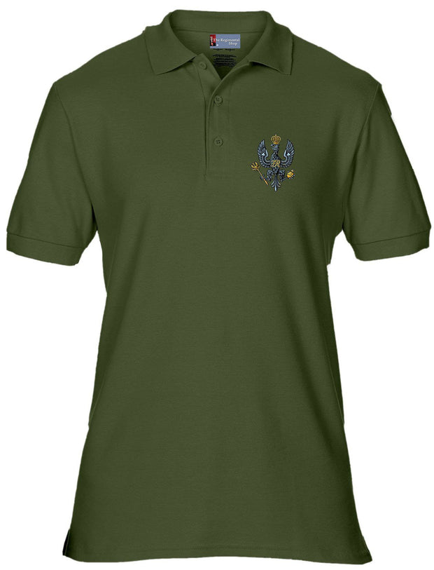 King's Royal Hussars (KRH) Regimental Polo Shirt Clothing - Polo Shirt The Regimental Shop 42" (L) Olive 