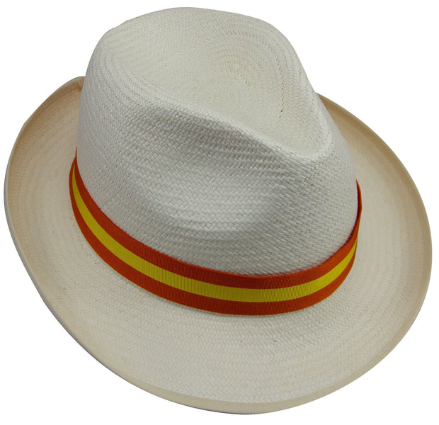 Orange & Yellow Panama Hat Panama Hat The Regimental Shop 6 3/4" (55) orange/yellow 