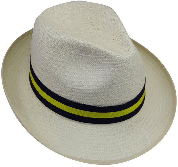 Princess of Wales's Royal Regiment Panama Hat Panama Hat The Regimental Shop 6 3/4" (55) blue/yellow 