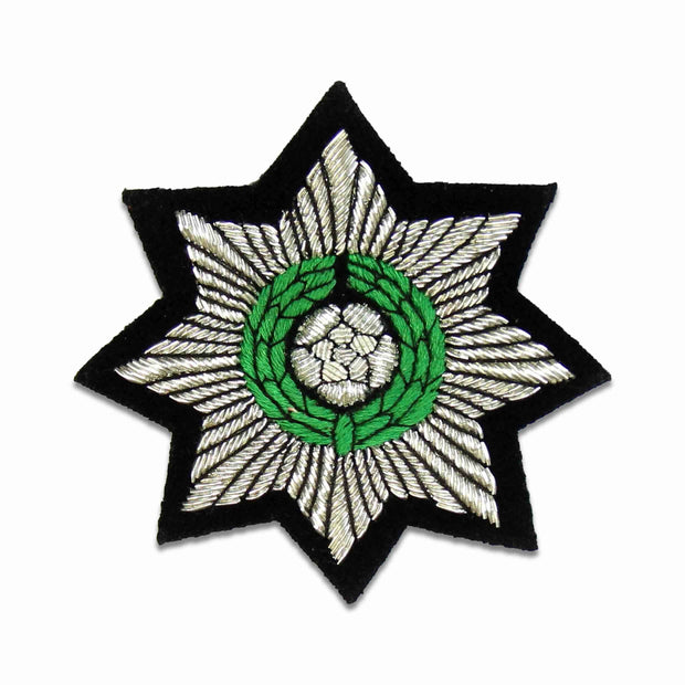 PWORY White Rose Blazer Badge Blazer badge The Regimental Shop Black/Silver/Green One size fits all 