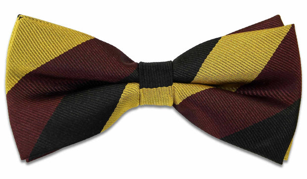 Prince of Wales's Own Regiment of Yorkshire Silk  Pretied Bow Tie Bowtie, Silk The Regimental Shop Yellow/Black/Maroon one size fits all 