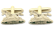 Prince of Wales's Own Regiment of Yorkshire Cufflinks Cufflinks, T-bar The Regimental Shop Silver/Green one size fits all 