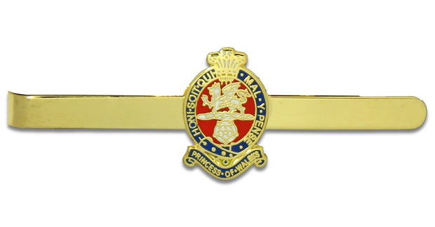 Princess of Wales's Royal Regiment (PWRR) Tie Clip/Slide Tie Clip, Metal The Regimental Shop Gold/Blue/Red/White one size fits all 