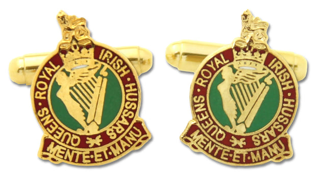 Queen's Royal Irish Hussars Cufflinks Cufflinks, T-bar The Regimental Shop Gold/Red/Green one size fits all 