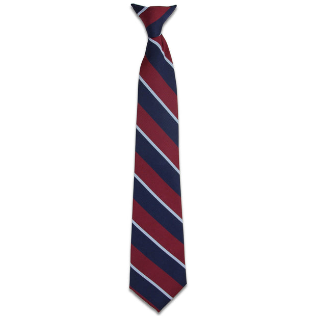Royal Air Force (RAF) Clip On Tie (Polyester) Tie, Polyester The Regimental Shop Maroon/Blue one size fits all 