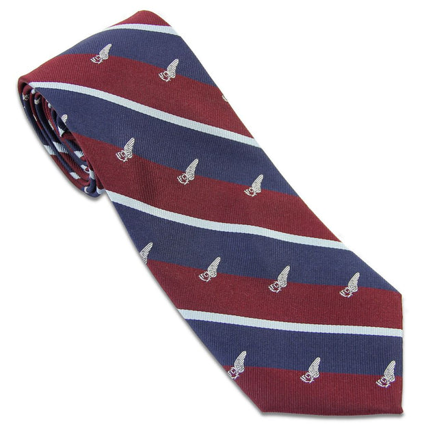 Royal Air Force (RAF) Fighter Control Tie (Silk) Tie, Silk, Woven The Regimental Shop Maroon/Blue/Silver one size fits all 