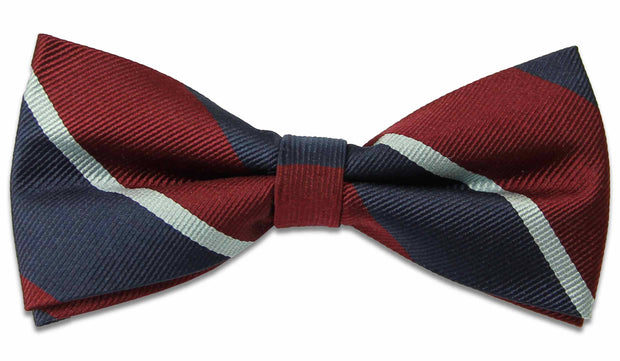 Royal Air Force Silk (Pretied) Bow Tie Bowtie, Silk The Regimental Shop Maroon/Blue/Silver one size fits all 